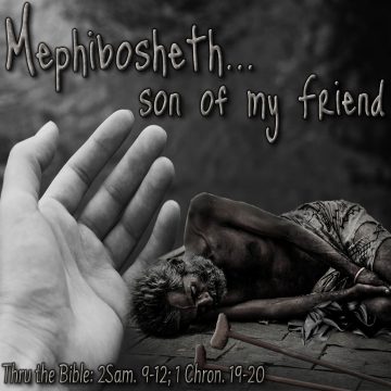 Mephibosheth honor