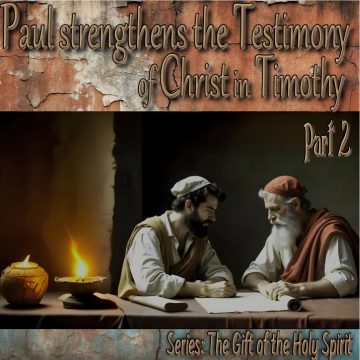 Strengthen Testimony Timothy
