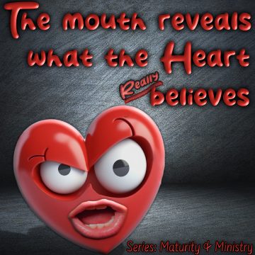 Heart mouth believe