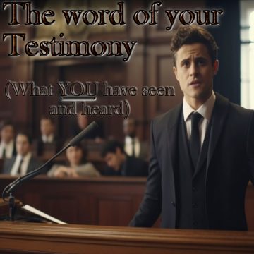 Your Testimony