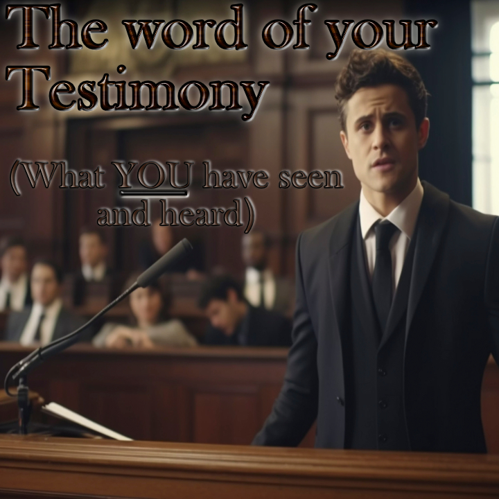 Your Testimony