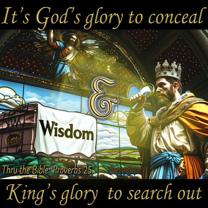 God Conceal King Reveal Proverbs 25